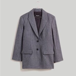 Madewell The Bedford Oversized Blazer Size 6